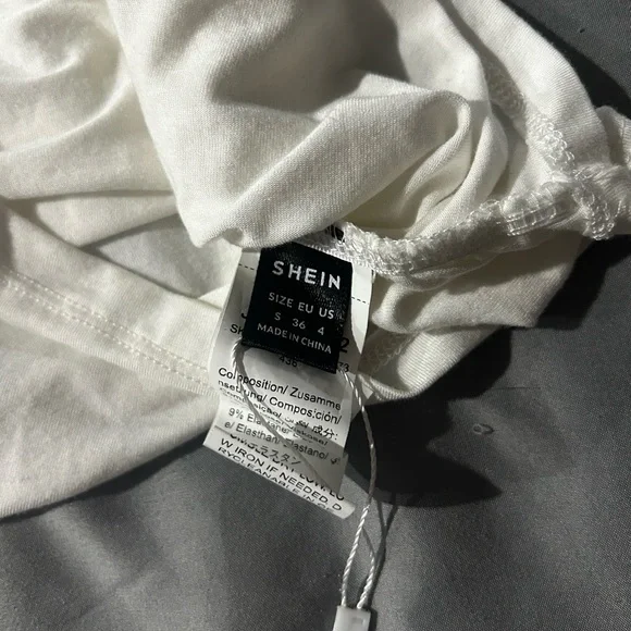 SHEIN Ivory Cami with Delicate Trim - Picture 3 of 5